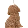 Vela decorativa diseño perro cafe de 3.5x5x6.5cm - Image 4
