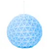 Vela decorativa diseño esfera azul de 6.5x6.5x7cm - Image 2