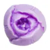 Vela decorativa diseño de flor con pétalos morado de 6.3x6.3x6cm - Image 3