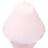 Vela decorativa diseño de picos de color rosa de 7.5x7.5x9cm - Image 2
