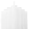 Vela decorativa diseño de torre blanca de 3.8x6x11.2cm - Image 4