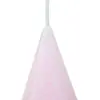 Vela decorativa diseño de figura geométrica de color rosa de 7.5x7.5x12cm - Image 4