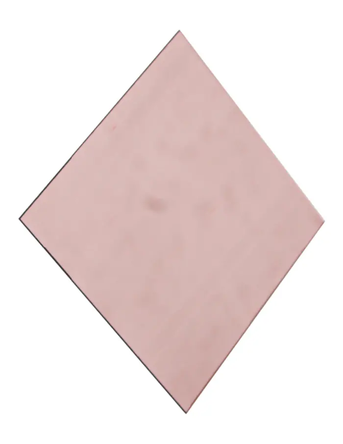 Bajo plato diseño espejo de acrílico cobre cuadrado de 35x35cm - Image 2