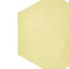 Porta vaso diseño espejo de acrílico dorado hexagonal de 12.6X11cm - Image 3