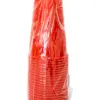 Paquete de 20 vasos de plástico rojo de 500ML - Image 2