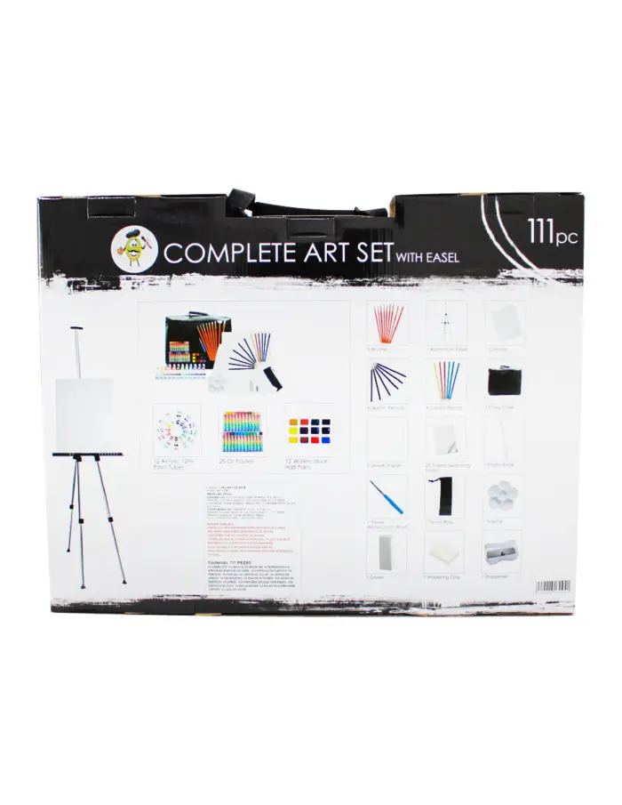 Juego de pintura de arte de 111 piezas en caja de color de 7.8x58.6x45.7xcm - Image 4