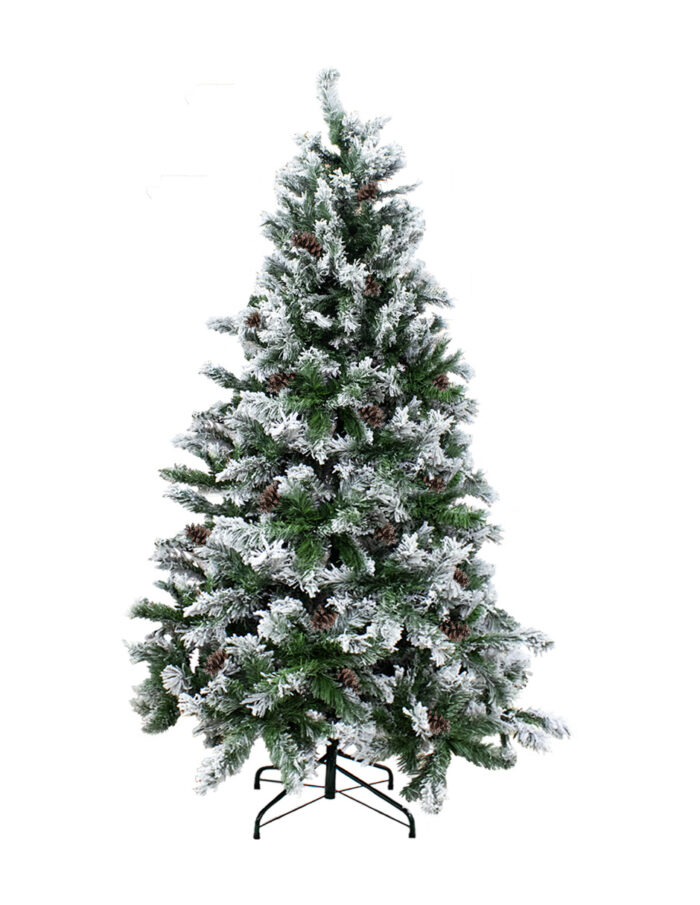 Árbol de Navidad nevado de 1.80mts y 545 puntas