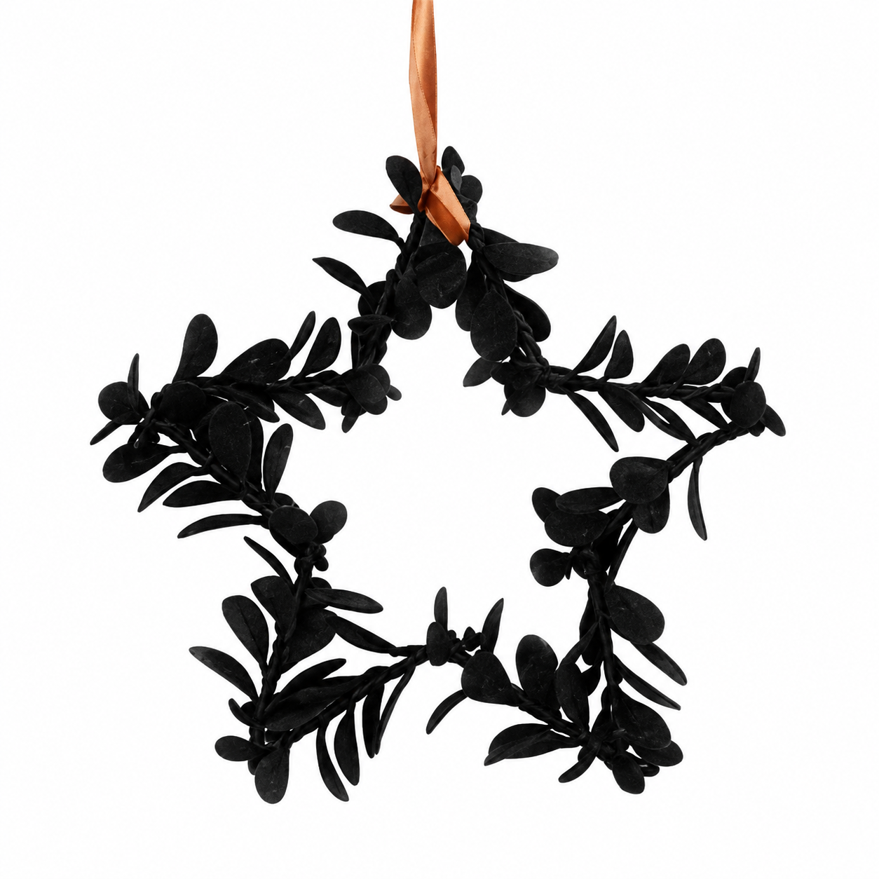 Estrella con hojas