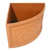 Maceta de plástico triangular naranja de 34.5x49x26cm - Image 2