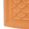 Maceta de plástico triangular naranja de 34.5x49x26cm - Image 3