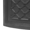Maceta de plástico triangular negra de 34.5x49x26cm - Image 3