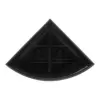 Maceta de plástico triangular negra de 34.5x49x26cm - Image 4