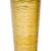 Maceta de plástico cilindrica dorada de 30.5x30.5x55cm - Image 2