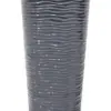 Maceta de plástico cilindrica gris de 30.5x30.5x55cm - Image 2