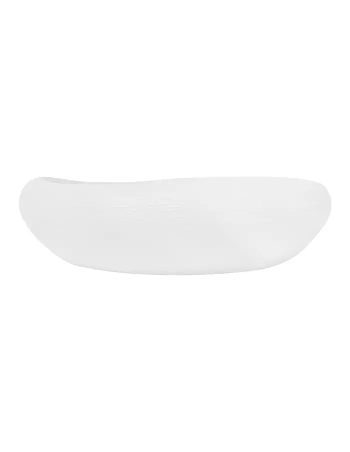 Maceta de plástico redonda blanca de 38x38x10cm - Image 2