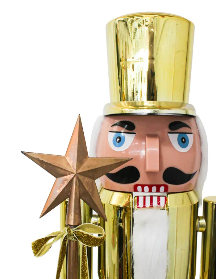 Cascanueces Soldado Dorado - Image 3