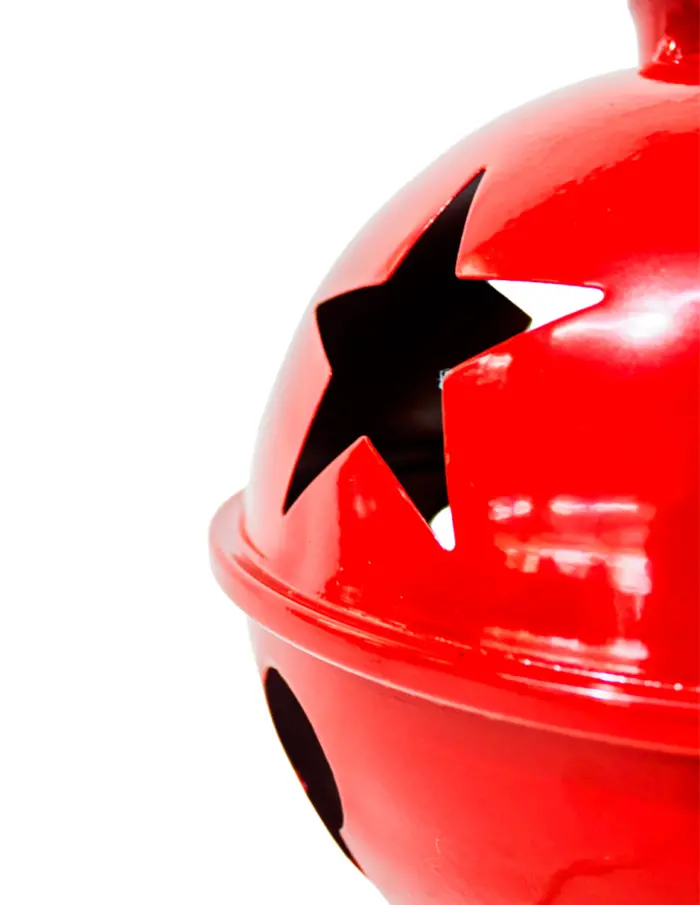 Cascabel Rojo Calado Estrellas - Image 3
