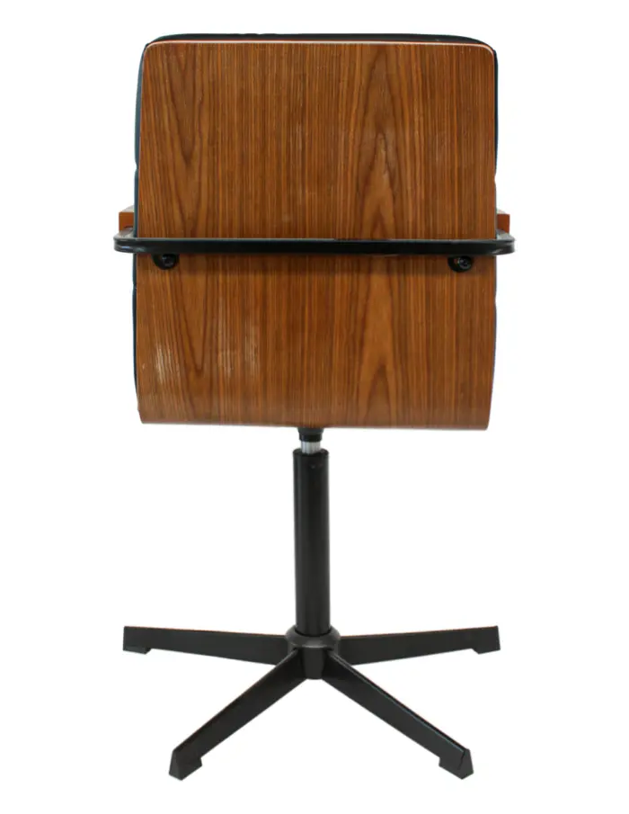 Silla de madera gris - Image 4