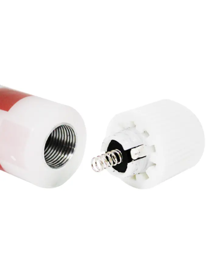 Set de 2 velas de luz LED diseño cuadros rojos, rosas y verdes de 25cm (usa baterías AAA no incluidas) - Image 4