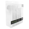 Juego de 40 piezas de cubiertos blancos de plastico - Image 2