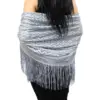 Capa tejida con barbillas gris de 140x140x1cm - Image 3