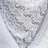 Capa tejida con barbillas gris de 140x140x1cm - Image 4