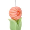 Vela diseño flor rosa de 3x6.2x10cm - Image 2