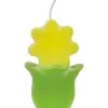 Vela diseño flor amarilla de 3x6.2x10cm - Image 4