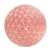 Vela decorativa diseño esfera rosa de 5.5x5.5x5.5cm - Image 4