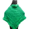 Capa verde con peluche en las orillas de 65x65cm - Image 3