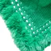 Capa verde con peluche en las orillas de 65x65cm - Image 4