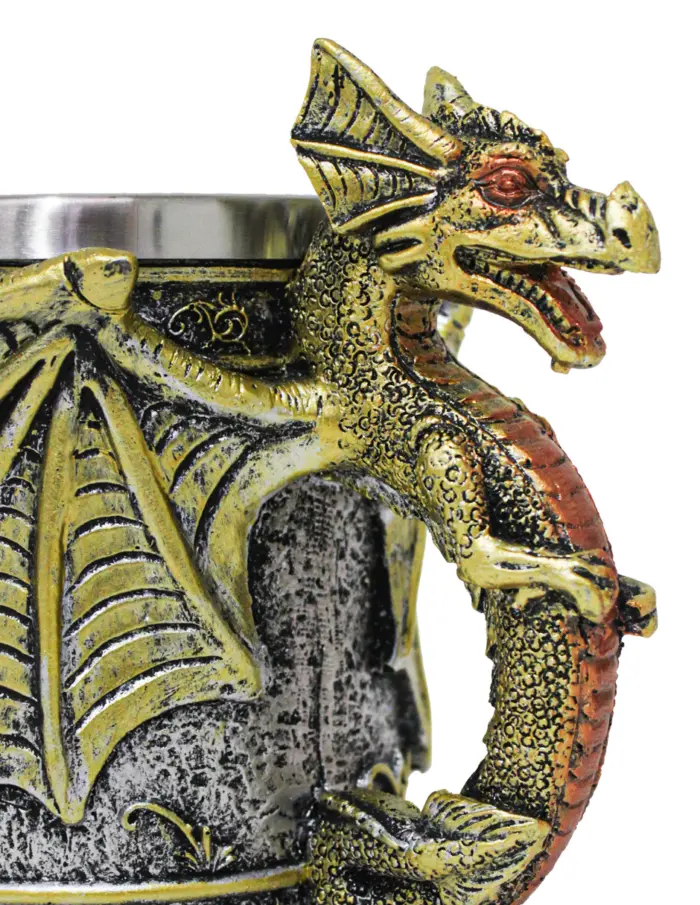 Taza de resina diseño dragón de 400ml de 9x13.5x11cm - Image 3
