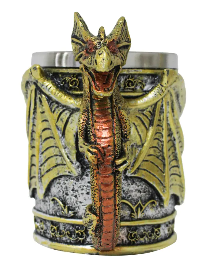 Taza de resina diseño dragón de 400ml de 9x13.5x11cm - Image 4