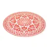 Mantel individual rojo diseño mandalas de 37cm - Image 2