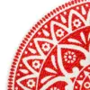 Mantel individual rojo diseño mandalas de 37cm - Image 3