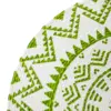 Mantel individual verde con blanco diseño mandalas de 37cm - Image 3