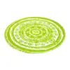 Mantel individual verde con blanco diseño mandalas de 37cm - Image 2