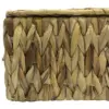 Juego de 3 cestas con tapa tejidas natural de 37x26x18/31x21x14/26x16x10cm - Image 4