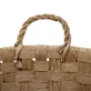 Canasta redonda tejida natural con asas de 40x16x22.5cm - Image 3