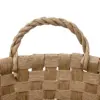Cesto redondo tejido natural con asas de 37x26.5x34.5cm - Image 3