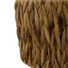 Maceta de tejido natural con patas imitacion madera de 27x27x20x44cm - Image 3
