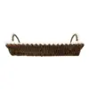 Cesta de plástico café cuadrada con perlas en las orillas de 34.5x1x5cm - Image 4