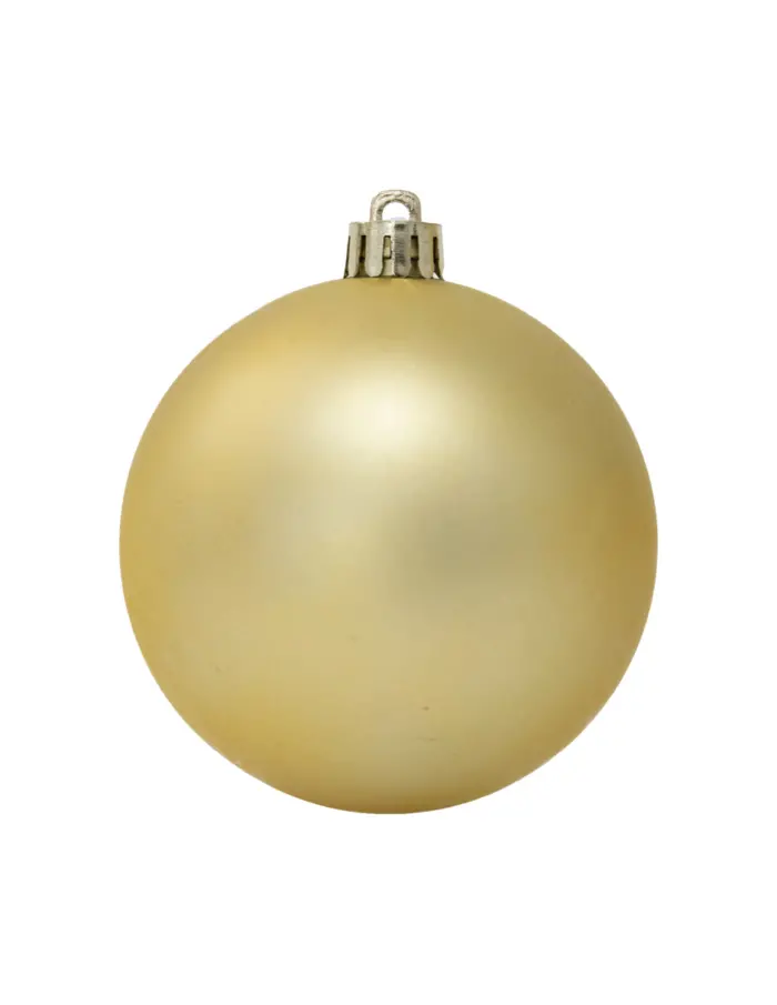 Set con esferas navideñas doradas de 8cm (Incluye 80 pzs) - Image 7