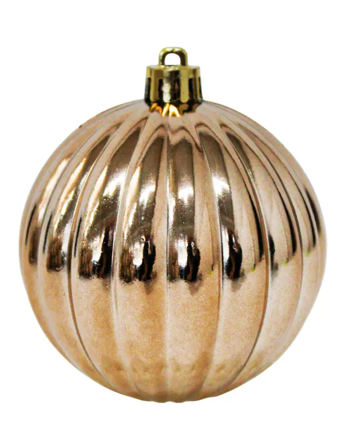 Set con esferas navideñas café de 8cm (Incluye 80 pzs) - Image 7