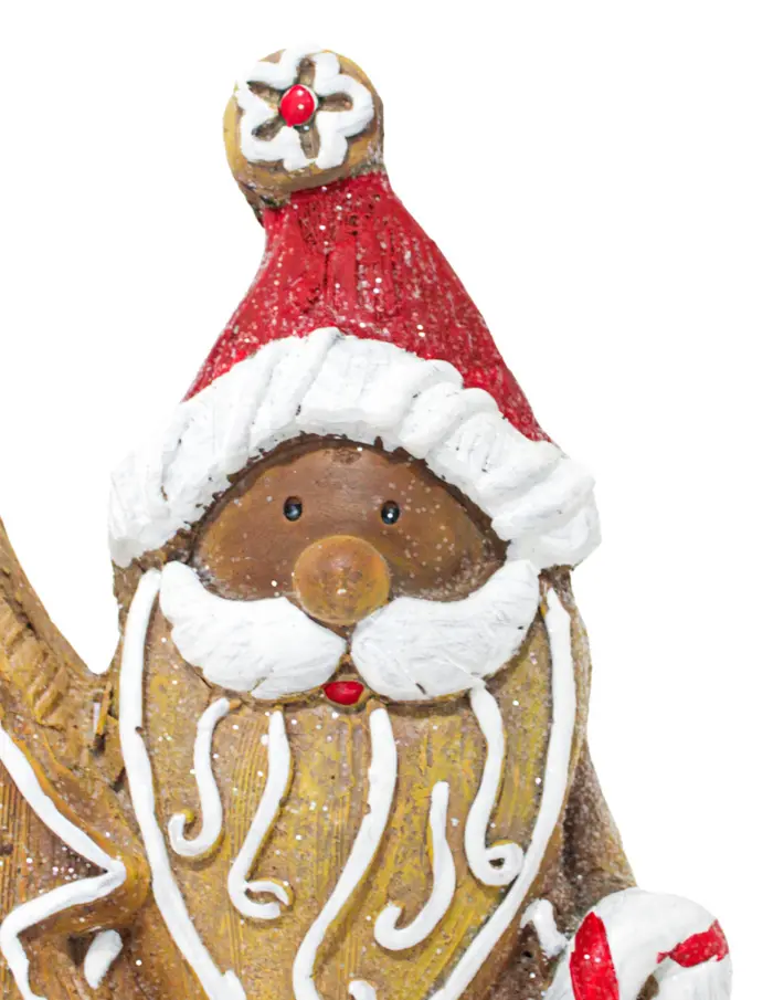 Santa con arbol de jengibre (usa pilas AAA no incluidas) de 23.5x9x39.5cm  - Image 3