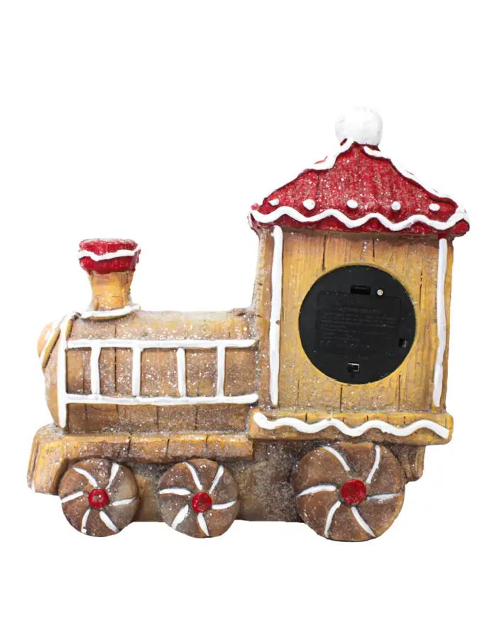 Tren de jengibre con luz led (usa pilas AAA no incluidas) de 28x10x27cm - Image 4