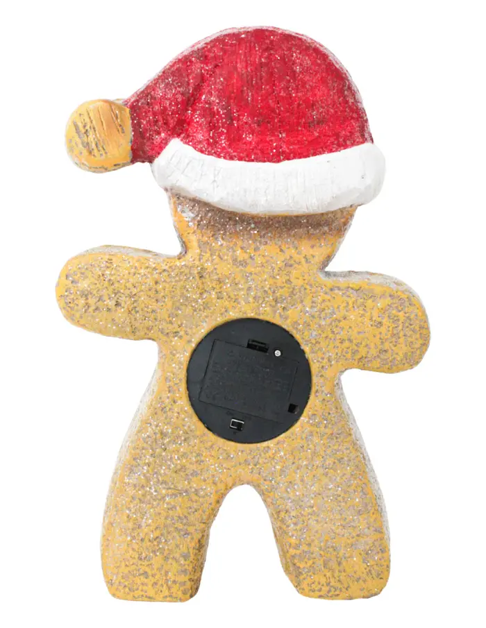 Muñeco de jengibre con luz led (usa baterías AAA) de 22x9x33.5cm - Image 4