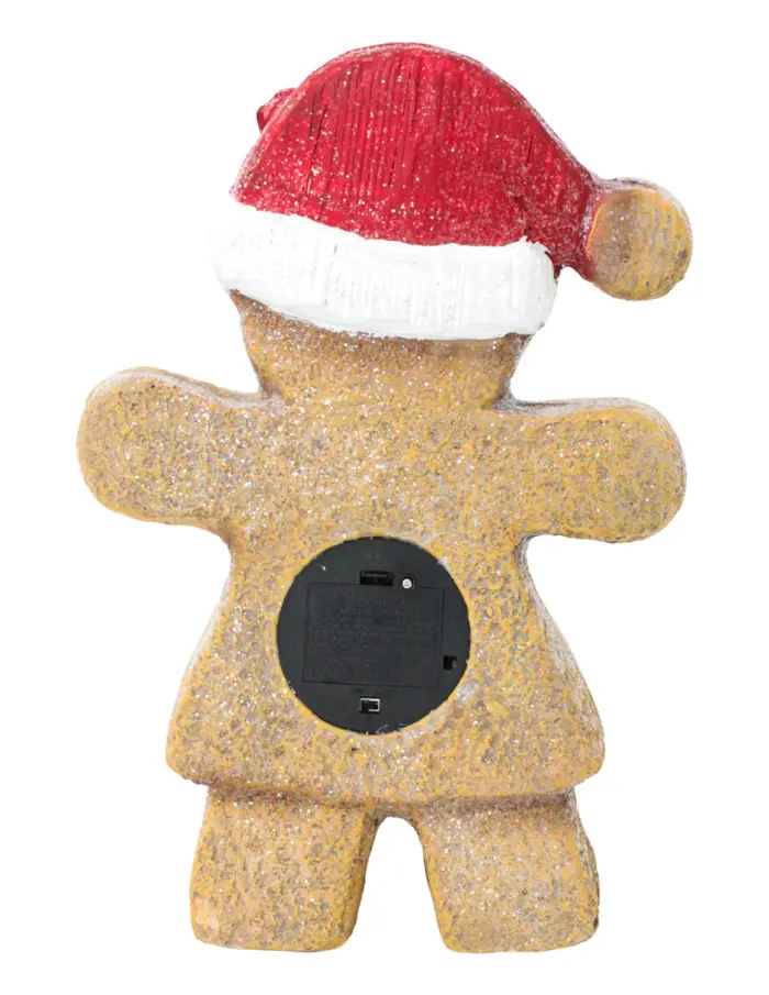 Muñeca de jengibre con luz led (usa baterias AAA) de 23.5x9x34cm - Image 4