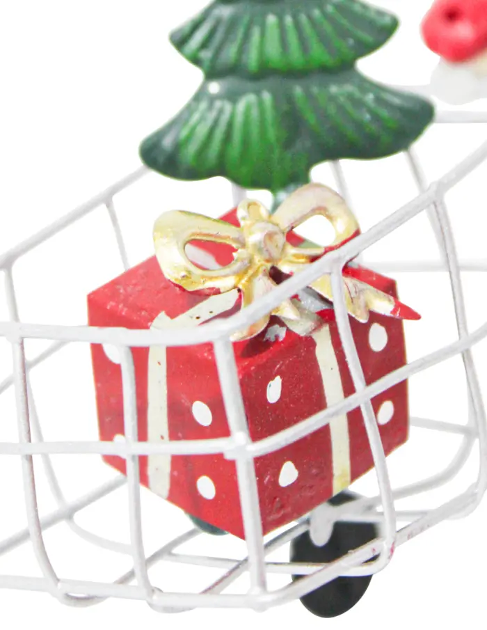 Santa con carrito de supermercado de 5x13.5x11.5cm - Image 3