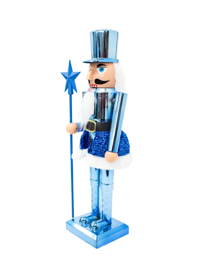 Soldado Cascanueces azul rey de 12x9x38cm - Image 2